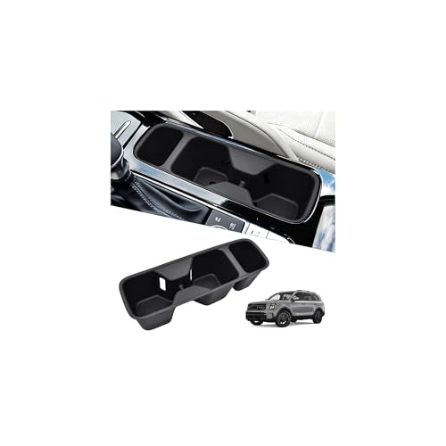 Cup Holder Inserts for 2020-2025 Kia Telluride Accessories, Non-Slip TPE Center Console Cup Holder Protector Organizer for Telluride Interior Accessories - size: For 2020-2025 Kia Telluride