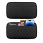 2 PCS Car Side Pocket Organizer, Leather Adhesive Auto Side Seat Back Storage Pocket, Waterproof Phone Document Sunglasses Holder Vehicle Gap Filler Pouch, Car Accessories (Large) - size: Large
