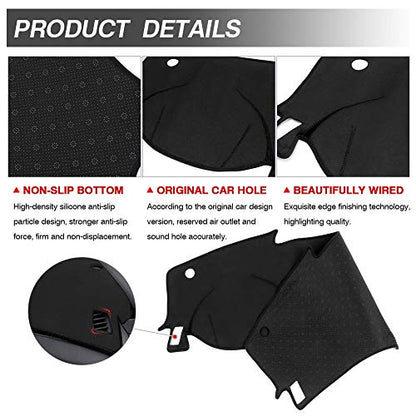 Autorder Dashboard Cover Mat for 2020-2025 2026 Nissan Sentra Accessories Dash Cover Flannel Dash Mat Sunshade Glare UV Rays Protector - size: For Nissan Sentra 2020-2026
