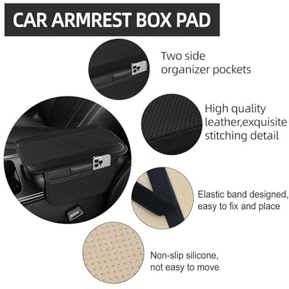 NBTEPEM 6 PCS Car Steering Wheel Cover Set, Microfiber Leather Steering Wheel Covers Universal 14.5-15 inch, Center Console Cover, Seat Belt Cushion, Cup Holder Coaster, Car Accessories Set Black - color: Black, size: Steering Wheel Cover Set
