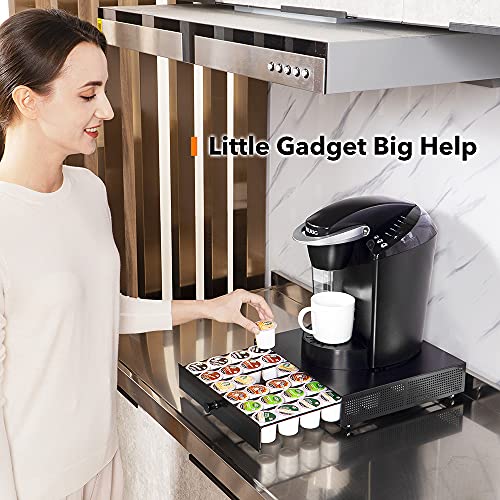 SICHEER K Cup Organization Storage Drawer Maker K Cup Holder Coffee Pod Organizer Stand Tray Counter Rack Countertop Maker Stand Capsules Compatible with Keurig Accessories Holds 36 Pods - size: 36 Pod Capacity