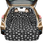 SUV Cargo Liner for Dogs with Side Flaps, Large (54" x 93") Water Resistant Trunk Cover, Non-Slip Pet Area Protector with Bumper Flap, Universal Fit for SUVs Sedans Vans, Paw Print