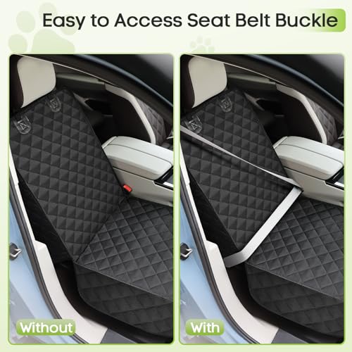 Waterproof Dog Seat Cover 2-Pack for Front Seats – Nonslip Scratchproof Captain Chair Covers with Side Flaps, Universal Fit for Cars, Trucks, SUVs, Jeep