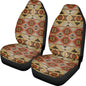 Pehede Car Seat Cover Tribal Abstract Geometric Ethnic Pattern Front for Cars, Easy to Install Cover Set, Accessories Auto Trucks Van SUV,2 Packs - color: Multi36