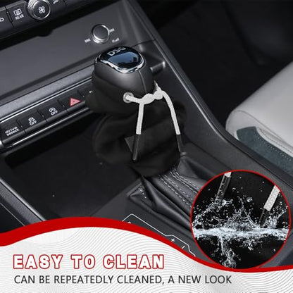 Gear Shift Hoodie, Shifter Hoodie, Funny Car Gear Shift Protector Cover, Automotive Interior Cute Gadgets Fashionable Mini Sweater Shifter Stick Knob Cover Universal for Most Vehicles (Black) - color: Black