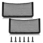 ABS Plastic Frame Automotive Cargo Nets Car Net Pocket Phone Car Mesh Net Holder RV Storage Boat Cargo Pocket Organizer Framed Mesh Net Pocket with Screws for Auto RV Net(2, 16 x 8 Inch) - size: 16 x 8 Inch