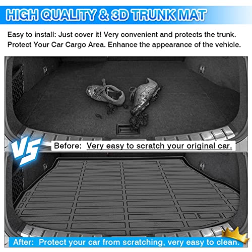 Cartist Cargo Liner Fits for Lexus NX & NX Hybrid 2022-2025 2026 (NX250 / NX350 / NX350h / NX450h+) All Weather Rear Trunk Mat for NX Accessories 3D High Edge Heavy Duty - size: 4)Lexus NX & NX Hybrid【2022-2025】