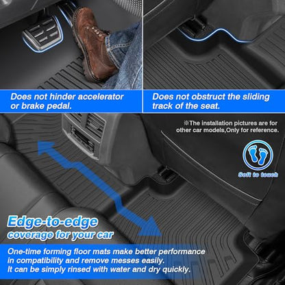 Cartist Floor Mats for Chevy Chevrolet Silverado EV RST/GMC Sierra EV Denali 2024 2025 2026 (Not for WT/LT), All Weather Floor Liners for Silverado Accessories, Heavy Duty TPE Car Mats - size: 1)Chevy Chevrolet Silverado EV RST 24+