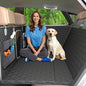 Upgraded Durable Hard Bottom Dog Car Seat Cover with EPE Sponge Cushion,Foldable Dog Rear Seat Protector,Waterproof Dog Hammock for Car, Seamless Dogs Back Seat Extender for Car SUV Truck(L)