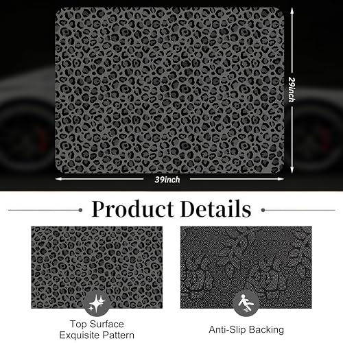 Car Trunk Mat - Universal Size 29" x 39", Leopard Print Pattern Cargo Liner, Car Accessory for SUVs/Sedan/Wagons, Durable Protective Mat, Trunk Liner for Families/Travel Enthusiasts - style: Leopard Print-8