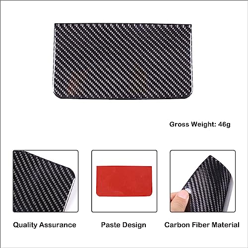 Aunginsy Car Roof Glasses Box Cover Decorative Sticker Compatible with Toyota Tundra/Sequoia 2022-2024 Real Carbon Fiber Car Roof Glasses Box Panel Trim Sticker Protection Cover Interior Accessories - size: Car Roof Glasses Box Cover Sticker