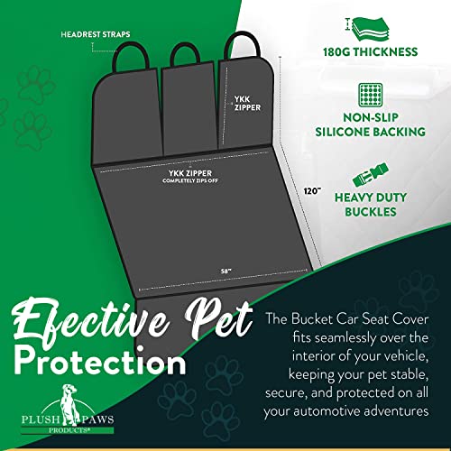 Convertible Cargo Liner | Diamond Stitching | Washable & Waterproof Dog Cargo Protection | Cover Car, Truck, & SUV | Nonslip, Tear Resistant Pet Cargo Cover | Regular Black