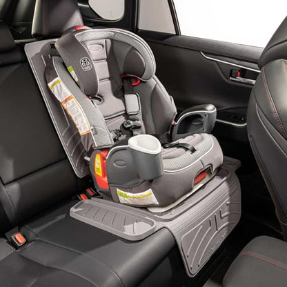 WeatherTech Child Car Seat Protector with Back | Spill Protection, Prevents Seat Compression, Grey - color: Grey, size: Seat with Back