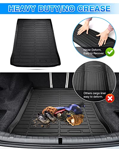 Cartist Cargo Liner Compatible with BMW 5 Series G30 2017-2023 Accessories All Weather Trunk Liner for 520i 530e 530i 535i 540i 540d 550i, Heavy Duty - size: 6)BMW 5 Series G30 2017-2023