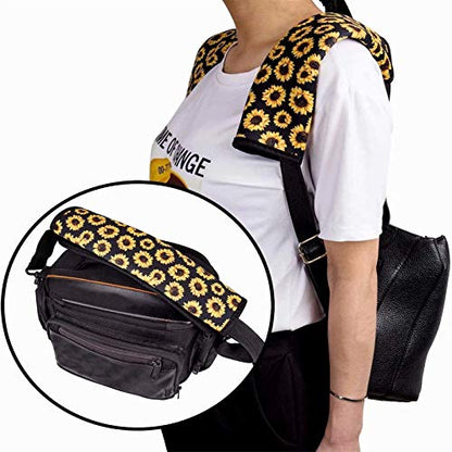 Dolyues Animal Leopard Print Car Seat Belt Cover Seatbelt Pads for Women Adults, All Season Universal Funny Shoulder Strap Padding for Vehicle, SUV, Full Set of 2, Tote Bags Scratchproof - color: leopard print