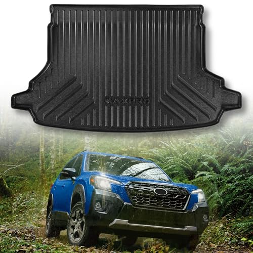 Premium MAXPRO Cargo Mat Compatible with Subaru Forester 2020-2024 | Rear Trunk Liner Custom Fit All Weather Waterproof Heavy Duty | SUV Accessories Automotive Floor Protection Tray Mats car mats