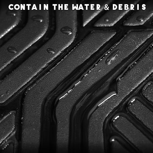 KARPAL Floor Mats for Nissan Altima 2019-2025 2026, TPE Rubber All Weather Protection Floor Liners Nissan Altima Accessories Car Mats, Front & 2nd Row