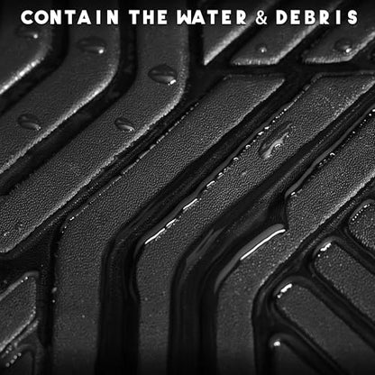 KARPAL Floor Mats for Nissan Altima 2019-2025 2026, TPE Rubber All Weather Protection Floor Liners Nissan Altima Accessories Car Mats, Front & 2nd Row - style: 2019-2026 | For Nissan Altima | 1st & 2nd Row