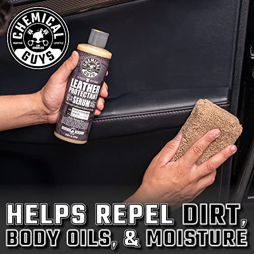 Chemical Guys HOL_113 Leather Lovers Kit for Leather Car Interiors, Furniture, Apparel, Shoes, Sneakers, Boots (Works on Natural, Synthetic, Pleather, Faux Leather and More) (5 Items), 16 oz, Black - size: 16 fl oz (Pack of 1), style: Leather Lovers Kit