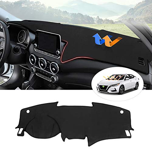 Autorder Dashboard Cover Mat for 2020-2025 2026 Nissan Sentra Accessories Dash Cover Flannel Dash Mat Sunshade Glare UV Rays Protector - size: For Nissan Sentra 2020-2026