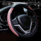 Valleycomfy Steering Wheel Cover with Microfiber Leather for Car Truck SUV 15 inch (Pink) - color: Z-Pink, size: Medium(Standard) Size[14.5"-15"]