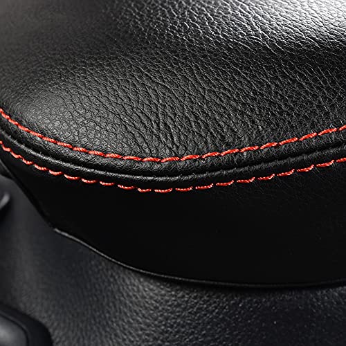 INTGET for Toyota RAV4 Accessories 2025 2024 2023 2022 2021 2020 2019 and 2021-2024 RAV-4 Prime Center Console Cover Leather Armrest Middle Console Lid Cover Arm Rest Covering Car(Red) - color: red