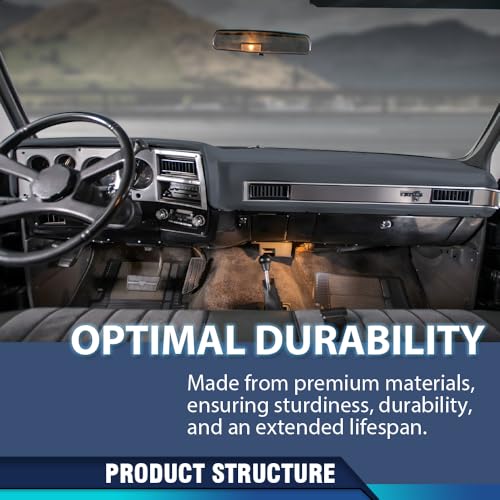PIT66 TPE Dash Cover Dashboard Panel Fit GMC Chevy Full Size Pickup 1981-1987, Fit GMC Chevy SUV 1981 1982 1983 1984 1985 1986 1987 1988 1989 1990 1991 Dark Blue - size: 1981-1991 GMC Chevy SUV(Dark Blue)