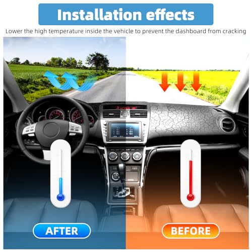 Dash Cover Mat for Mazda 6 2009 2010 2011 2012 2013 Non-Slip Dashboard Cover Mat Sunshade UV Rays Protector Interior Accessories - size: Compatible with 6 2009-2013