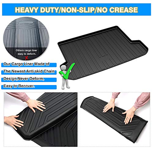 Powerty Fit for Trunk Mat Lexus RX350 RX450h 2016 2017 2018 2019 2020 2021 2022 All Weather TPO Rear Cargo Liner (Not for RX350 L or RX450h L) - size: Cargo Mat｜For｜16-22｜Lexus RX350 RX450h