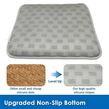 Office Chair Cushion,17.7" L × 17.7" W × 1.2" H, Non-Slip Car Seat Cushion with 3D Air mesh Pad Wash Breathable for Long Sitting for Relief and Comfort Square