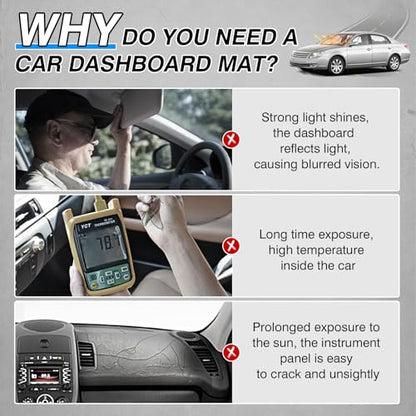 CARTIST Dash Cover for 2005-2010 Toyota Avalon Accessories,Non-Slip Polyester Dashboard Cover Mat Anti-Glare UV Sun Protection Protector
