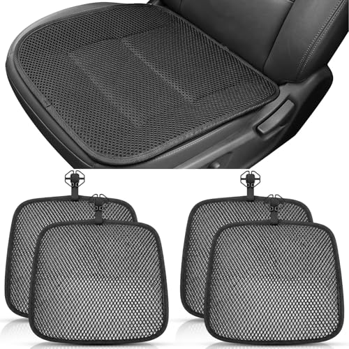 4 Pcs Summer 3D Air Mesh Seat Cushion Cool Pad,Universal Breathable Cooling Cushions Seats for SUV Truck Van Pickup Office Chair Home Wheelchairs,17.75" x 17.75"