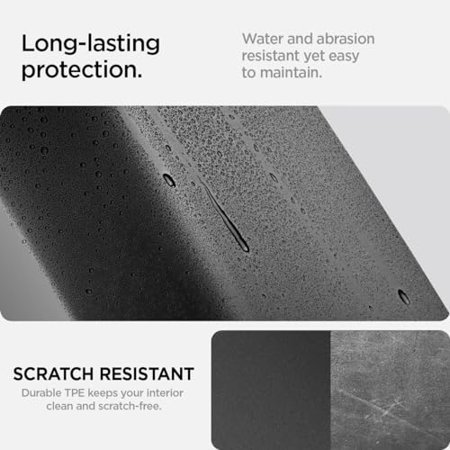 Spigen Center Console Armrest Cover for Tesla Model Y Juniper (Standard, Premium & Performance 2026/2025) and Model 3 Highland (Standard, Premium & Performance 2026/25/24) - Black - color: Black