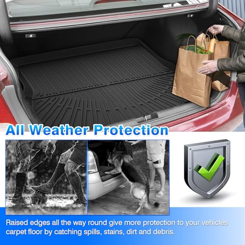 Civic Cargo Liner - Trunk Mat for Honda Civic 2006-2011, All Weather Cargo Mat for Civic Accessories, Heavy Duty Car Mats, Car Accessories - size: 1)Honda Civic 2006-2011