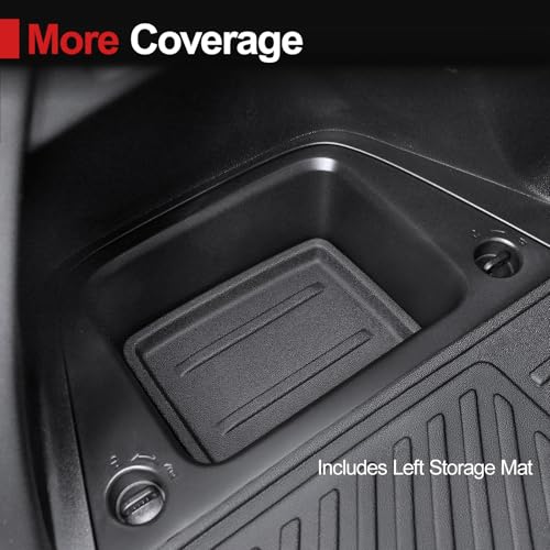 Cargo Mat for Honda Pilot 2023-2025 2026, All Weather TPE Cargo Liner with Backrest Mat Interior Protection for Honda Pilot TrailSport Touring Elite EXL Black Edition Accessories - size: for 2023-2026 Honda Pilot Cargo Mats