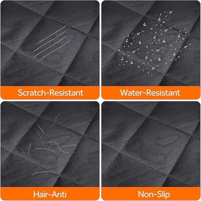 Cargo Liner for Dogs, Waterproof Pet Cargo Cover Dog Seat Mat for SUVs Sedans Vans, Non-Slip, Large Size Universal Fit, Black (Cargo-Liner)
