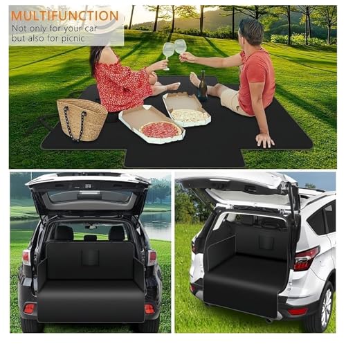 Cargo Liner for Dogs for Gen Toyota 4Runner 2010-2024 5th, Car Trunk Mat Waterproof Pet Cargo Cover Scrachproof Side and Bumper Flap Protector