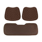 3D Decompression Car Seat Cushion Breathable and Comfortable Driver Seat Cushion Non-Slip Car Seat Pads for Car,Truck,SUV,Truck,Etc (Three-piece set, Coffee) - color: Coffee, style: Three-piece set