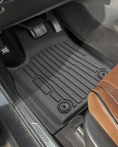 Custom Fit 4 Pcs Floor Mats for Dodge Durango 2011-2015 - All-Weather Rubber Mats & Liners, Heavy Duty Car Interior Protection for SUV, Weather-Resistant & Easy to Clean - size: for Dodge Durango Car Floor Mats 2011-2015