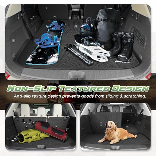 Cartist Cargo Mat & Backrest Mat Fits for Nissan Pathfinder 2022 2023 2024 2025 2026(7/8 Seats) All Weather TPE Trunk mat for Pathfinder Car Accessories for Pathfinder 2022-2026 - size: 10)Nissan Pathfinder (7/8 Seats)【22-26】