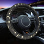 Sun and Moon Steering Wheel Covers Non Slip Neoprene Space Wheel Protector Universal 15 inch for Men Women - color: Black5