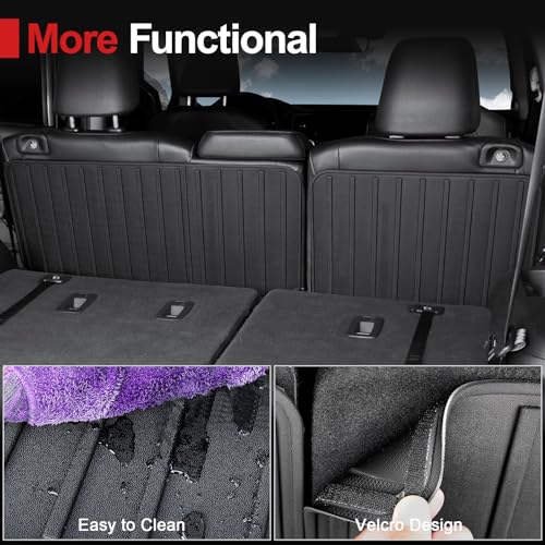 Kick Mats for 2016-2022 Honda Pilot 8 Passengers (No Elite Models) Car Mat Accessories, 2nd Kick Mats for 2022 Honda Pilot Accessories - size: for 2016-2022 Honda Pilot Kick Mats