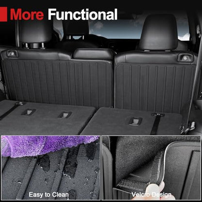 Kick Mats for 2016-2022 Honda Pilot 8 Passengers (No Elite Models) Car Mat Accessories, 2nd Kick Mats for 2022 Honda Pilot Accessories - size: for 2016-2022 Honda Pilot Kick Mats
