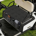 Golf Cart Seat Covers, Universal Golf Cart Seat Towel Blanket with 6 Front Pockets & Nonskid Bottom Fits for EZGO, Yamaha, Club Car and More 2 Person Seats Golf Carts, Black, 51.2 x 31.5 Inches