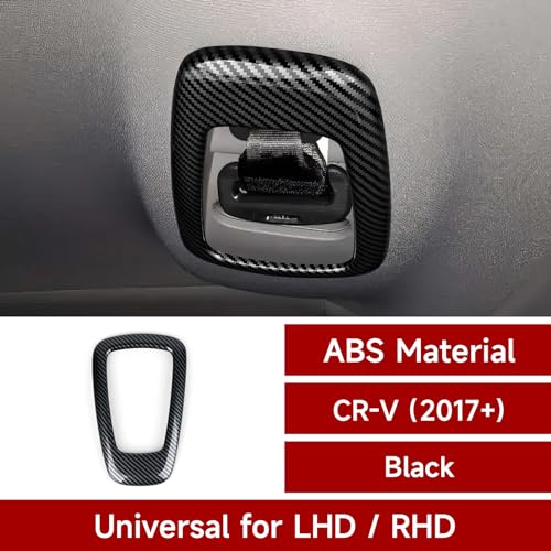 Safety Belt Buckle Cover for Honda CR-V 2017-2023 Accessories Car Decals CRV ABS Carbon Fiber Interior Stickers - color: Safety Belt Buckle Cover