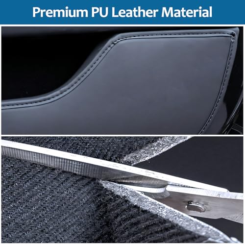 Model Y Juniper Door Anti Kick Pads Pearl Sticker Side Door Protective Cover Leather Pad Edge Guard Side Mat Waterproof Dust Resistant Model Y Juniper Interior Accessories 2025 2026 4 PCS