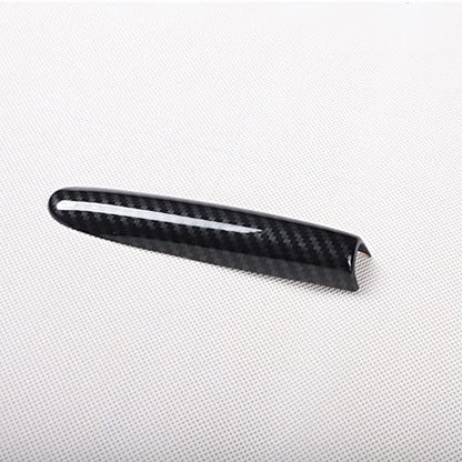 for Honda Civic 2012 2013 2014 2015 Carbon Fiber Style ABS Door Window Lift Buttons Cover Trim, Brake Handle Handbrake Cover, Air Condition Panel Cover Trim (Handbrake Cover Trim) - style: Handbrake Cover trim