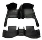 Custome Car Mats Accessories All Weather Floor mats Compatible with Automotive Floor Mats Passenger car mats (All Black) - color: all black