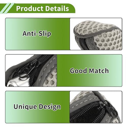 Universal Gear Shift Knob Cover Stick Shifting Handle Protector Manual Fabric 1 Pc Anti-Slip Grey - color: Gray