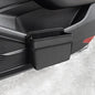 Car Trash Can, Foldable Multifunctional Hanging Storage Box Trash Can with a Roll of Garbage Bag, Multi Pocket Design Suitable for Car, Home, and Office Car Trash Cans (Black)